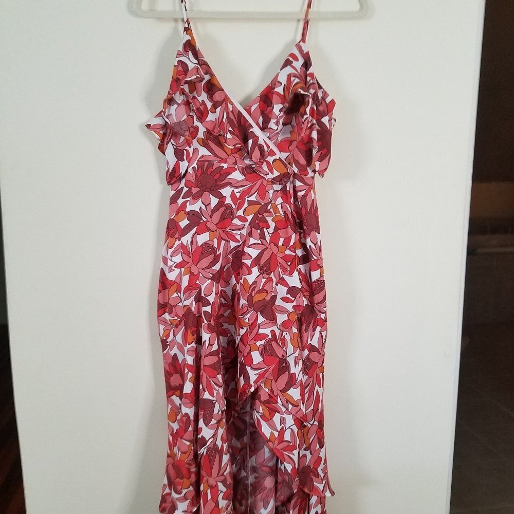 Bardot floral print dress w ruffles sz US/4, Aus/UK 8, Eur 36, CN 160/84A S - Picture 1 of 6